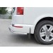 Руссталь VCTZ-002319 защита заднего бампера d42 секция на Volkswagen Multivan Caravella Transporter Т6 2016 (короткая база)