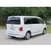Руссталь VCTZ-002322 защита заднего бампера уголки d42 секция на Volkswagen Multivan Caravella Transporter Т6 2016 (короткая база)