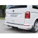 Руссталь VCTZ-002322 защита заднего бампера уголки d42 секция на Volkswagen Multivan Caravella Transporter Т6 2016 (короткая база)