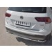 Руссталь VGN-002724 накладка на задний бампер (лист нерж зеркальный) на Volkswagen Tiguan 2017-