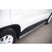 Руссталь VGT-0004932 пороги труба d63 (вариант 2) на Volkswagen Tiguan Track & Field (Track & Style) 2011-