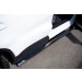 Руссталь VGT-0004943 пороги труба d76 с накладками (вариант 3) на Volkswagen Tiguan Track & Field (Track & Style) 2011-