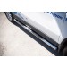Руссталь VGT-0009922 пороги труба d76 с накладками (вариант 2) на Volkswagen Tiguan Sport & Style (Trend & Fun) 2011-