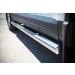 Руссталь VGT-0009923 пороги труба d76 с накладками (вариант 3) на Volkswagen Tiguan Sport & Style (Trend & Fun) 2011-