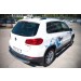 Руссталь VGT-0009923 пороги труба d76 с накладками (вариант 3) на Volkswagen Tiguan Sport & Style (Trend & Fun) 2011-