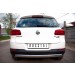 Руссталь VGZ-000499 защита заднего бампера d75х42 овал на Volkswagen Tiguan Track & Field (Track & Style) 2011-