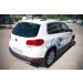 Руссталь VGZ-000989 защита заднего бампера d75х42 овал на Volkswagen Tiguan Sport & Style (Trend & Fun) 2011-