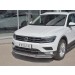 Руссталь VGZ-002712 защита переднего бампера d42 секции-d42 дуга на Volkswagen Tiguan 2017- (кроме Off Road)