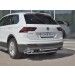 Руссталь VGZ-002722 защита заднего бампера d42/d42/d42 уголки на Volkswagen Tiguan 2017- (кроме Off Road)
