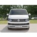 Руссталь VTCZ-002330 защита переднего бампера d42 секция-d42секция на Volkswagen Caravella Transporter T6 2016 (длинная База)