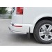 Руссталь VTCZ-002337 защита заднего бампера d42 секция на Volkswagen Caravella Transporter T6 2016 (длинная База)