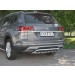 Руссталь VTMZ-002997 защита заднего бампера d42 волна+d42 зубы на Volkswagen Teramont 2017-