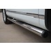 Руссталь VTT-0007022 пороги труба d76 с накладками (вариант 2) на Volkswagen Touareg 2010-2013