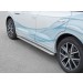Руссталь VWTL-0030653 пороги труба d42 с листом (лист нерж, проф. нерж) (вариант 3) на Volkswagen Touareg 2018-