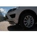 Руссталь VWTZ-002125 защита переднего бампера d63 (секции) на Volkswagen Touareg 2014-