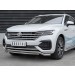 Руссталь VWTZ-003058 защита переднего бампера d63 волна-d42 дуга на Volkswagen Touareg 2018-