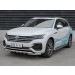 Руссталь VWTZ-003059 защита переднего бампера d63 дуга-d63 уголки+клыки на Volkswagen Touareg 2018-