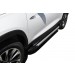 Slitkoff AL-CT7-004 пороги алюминиевые "Luxe Silver" 1700 серебристые Chery Tiggo 7