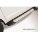 Slitkoff AL-GEX7002 пороги алюминиевые "Optima Silver" 1700 серебристые Geely Emgrand X7