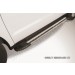 Slitkoff AL-GEX7003 пороги алюминиевые "Luxe Black" 1700 черные Geely Emgrand X7