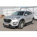 Slitkoff AL-HT18003 пороги алюминиевые "Luxe Black" 1700 черные Hyundai Tucson (2018)