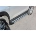Slitkoff AL-HT18004 пороги алюминиевые "Luxe Silver" 1700 серебристые Hyundai Tucson (2018)