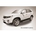 Slitkoff AL-KS1303 пороги алюминиевые "Luxe Black" черные KIA Sorento (2013)