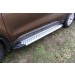 Slitkoff AL-KSP16005 пороги алюминиевые "Standart Silver" 1700 серебристые KIA Sportage (2016)