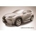 Slitkoff AL-LNX004 пороги алюминиевые "Luxe Silver" серебристые Lexus NX 300h (2014)