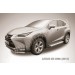 Slitkoff AL-LNX005 пороги алюминиевые "Standart Silver" Lexus NX 300h (2014)