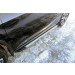 Slitkoff AL-LRX15-004 пороги алюминиевые "Luxe Silver" 1800 серебристые Lexus RX350 (2015)