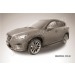 Slitkoff AL-MZCX5001 пороги алюминиевые "Optima Black" 1700 черные Mazda CX5 (2014)