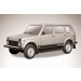Slitkoff AL-Nivd001 пороги алюминиевые "Optima Black" 1700 черные ВАЗ 21213 Нива 5-дверная