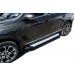 Slitkoff AL-RAR4WD002 пороги алюминиевые "Optima Silver" 1700 серебристые Opel Arkana