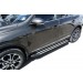 Slitkoff AL-RAR4WD003 пороги алюминиевые "Luxe Black" 1700 черные Opel Arkana