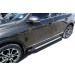 Slitkoff AL-RAR4WD004 пороги алюминиевые "Luxe Silver" 1700 серебристые Opel Arkana