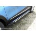 Slitkoff AL-RK003 пороги алюминиевые "Luxe Black" 1700 чёрные Renault Kaptur 2016