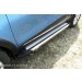 Slitkoff AL-RK004 пороги алюминиевые "Luxe Silver" 1700 серебристые Renault Kaptur 2016