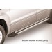 Slitkoff AL-SGV12004 пороги алюминиевые "Luxe Silver" 1700 серебристые Suzuki Grand Vitara (2012)
