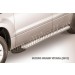 Slitkoff AL-SGV12005 пороги алюминиевые "Standart Silver" 1700 серебристые Suzuki Grand Vitara (2012)