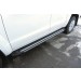 Slitkoff AL-VWAM16-03 пороги алюминиевые "Luxe Black" 2000 черные Volkswagen Amarok (2016)