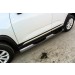 Slitkoff CHANCS35P-004S защита порогов d76 с проступями серебристая Changan CS35 Plus (2019)
