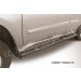 Slitkoff CT-FL-004B защита порогов d76 с проступями черная Chery Tiggo FL (2013)