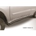 Slitkoff CT-FL-006B защита порогов d57 с гибами черная Chery Tiggo FL (2013)
