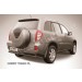 Slitkoff CT-FL-011B защита заднего бампера d57 длинная черная Chery Tiggo FL (2013)