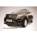 Slitkoff FEX003B защита переднего бампера d57+ d57 двойная черная Ford Explorer (2012)