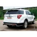 Slitkoff FEX15010B защита заднего бампера уголки d76 черные Ford Explorer (2015)