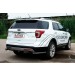 Slitkoff FEX15011B защита заднего бампера уголки d57 черные Ford Explorer (2015)