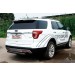 Slitkoff FEX18008B защита заднего бампера d76 черная Ford Explorer (2018)