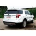 Slitkoff FEX18009B защита заднего бампера d57 черная Ford Explorer (2018)